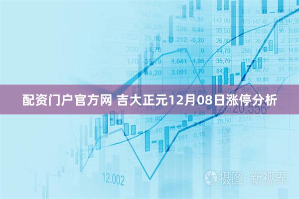 配资门户官方网 吉大正元12月08日涨停分析