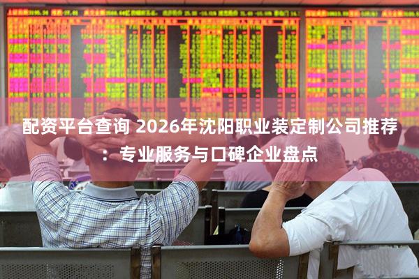 配资平台查询 2026年沈阳职业装定制公司推荐：专业服务与口碑企业盘点